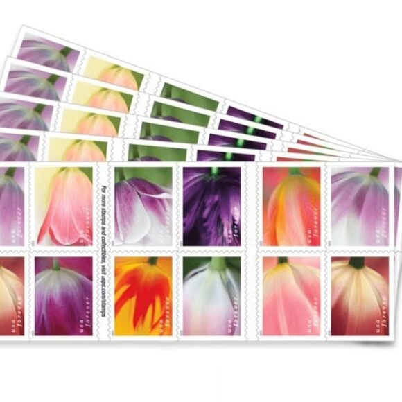 2023 Stamps Tulip Blossoms, 1000 Pcs - Picture 1 of 3